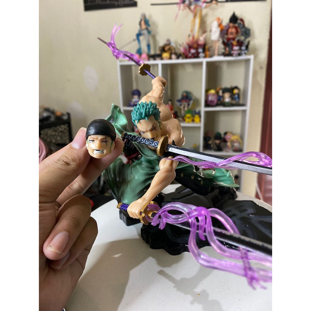 Jual One Piece Roronoa Zorro Action Figure Zorro One Piece | Shopee ...