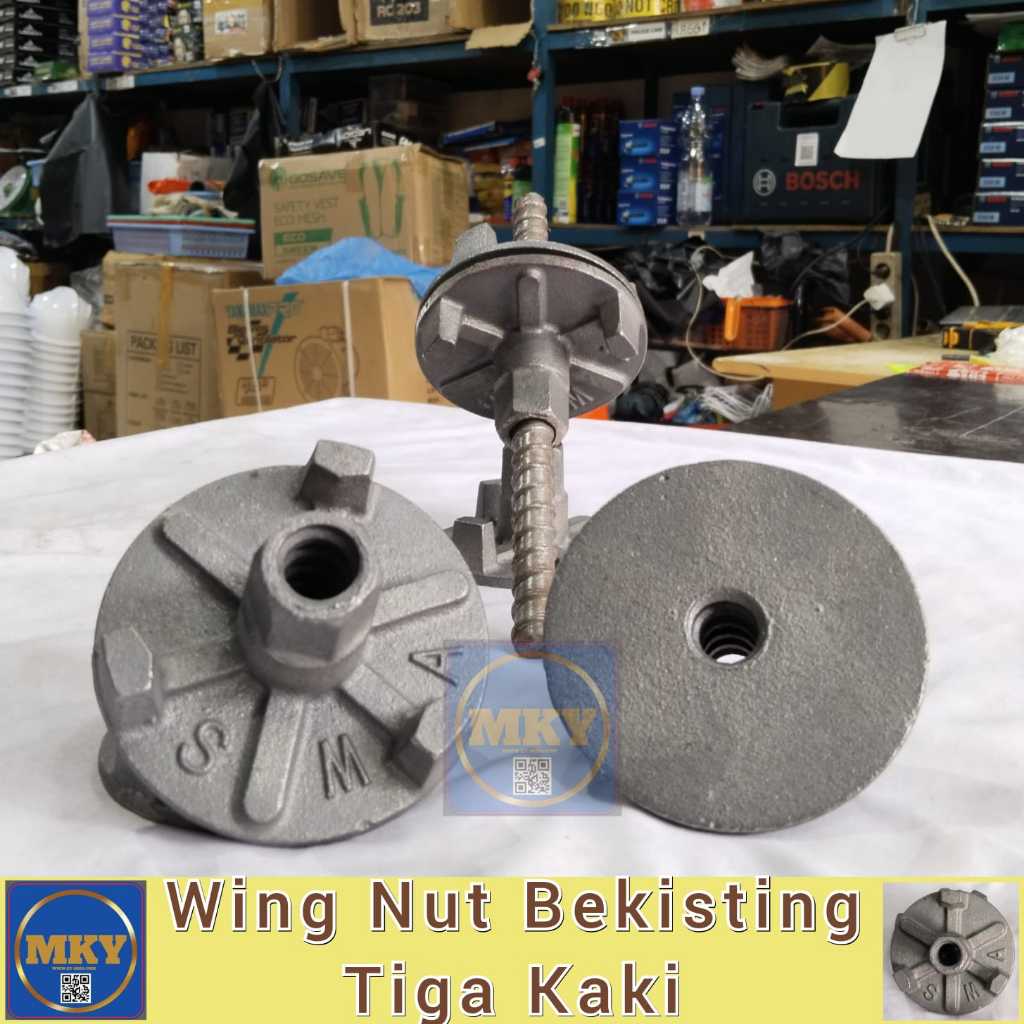 Jual Wing Nut Tie Rod 94 Wing Nut Kaki 3 Wing Nut Bekisting Tie Rod Shopee Indonesia