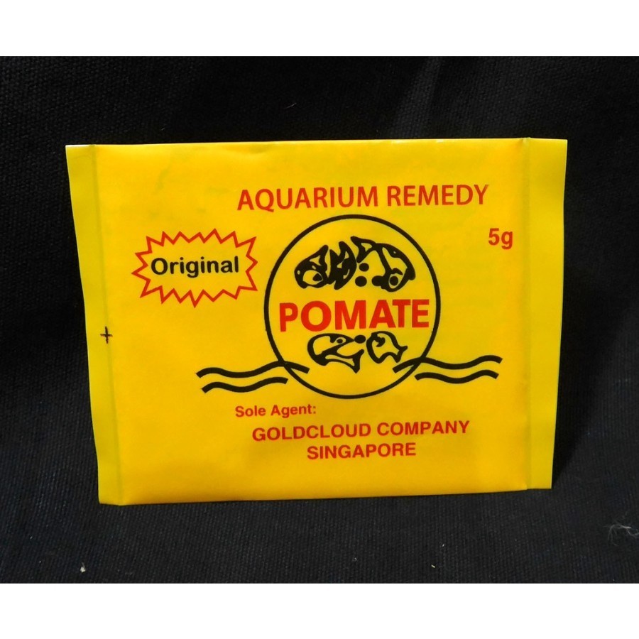 Jual Original POMATE 5gr Obat Ikan Hias SINGAPORE HOLOGRAM Anti Jamur