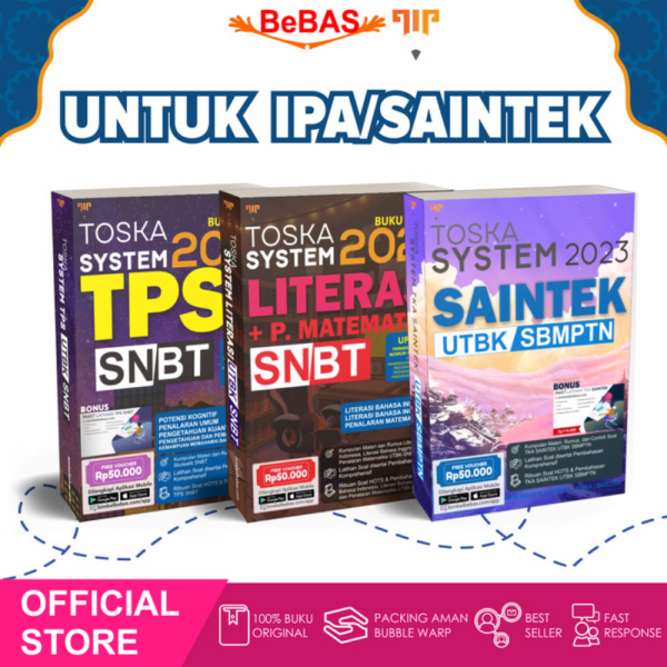 Jual Bebas Toska System Buku Utbk Sbmptn Tka Saintek