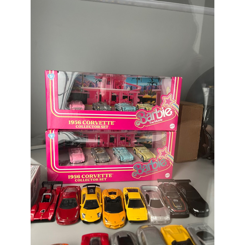 Hot Wheels x Barbie The Movie 1956 Corvette Collector Set 4-Pack Pre-order LE
