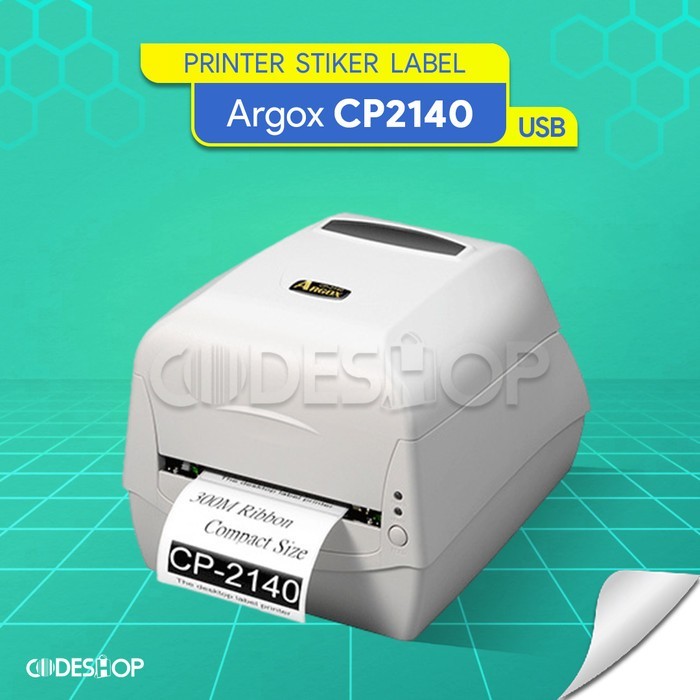 Jual Mesin Cetak Label Barcode Argox Cp2140 Cp 2140 Putih Shopee