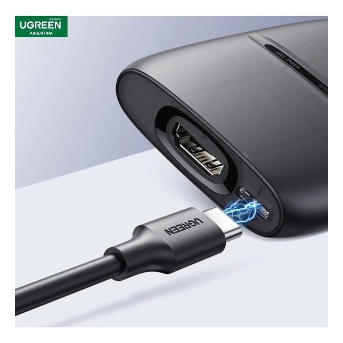 UGREEN HDMI Converter Female To Mini DP Type C VGA Adapter 4K Ultra HD 60Hz 20484