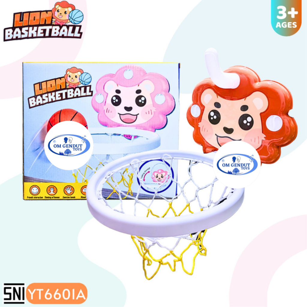 Jual OG Mainan Ring Basket Lion Basketball YT6601A | Shopee Indonesia