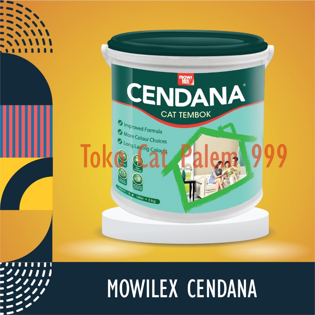 Jual Cat Tembok Mowilex Cendana Interior Readymix Tinting Bisa Request Warna 5kg Galon 8468