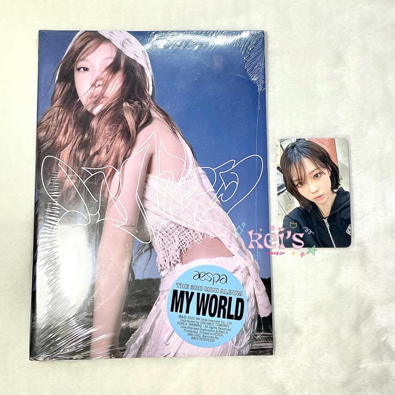 Jual Aespa Pc Photocard My World Spicy Era Intro Ver Album Ning Ver