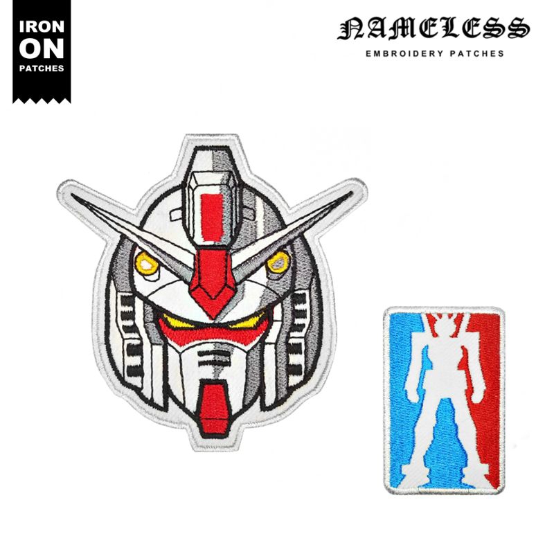 Jual Gundam Embroidery patch/Patch bordir/Emblem/Stiker kain [IRONON] Shopee Indonesia
