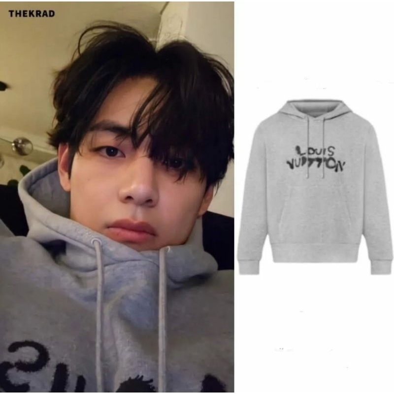 Jual READY Hoodie BTS V Louis VUITTON free gift!!!