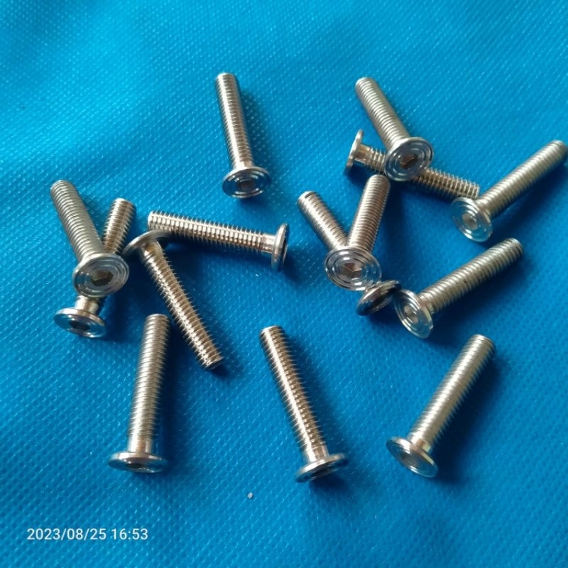 Jual Baut slim stainless baut custom Kerucut Baut 12 slim 4cm | Shopee ...