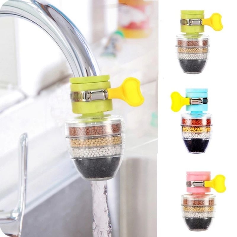 Jual NEW FILTER KRAN AIR 4 LAPIS SARINGAN AIR KERAN | Shopee Indonesia