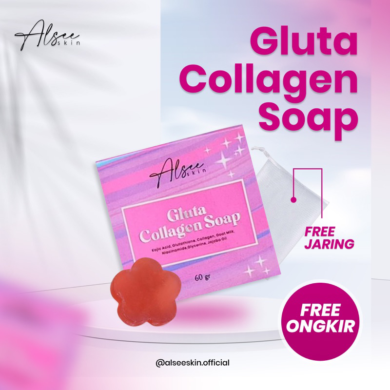 ALSEE SKIN - Gluta Collagen Soap / Sabun Whitening BPOM / Sabun Pemutih BPOM