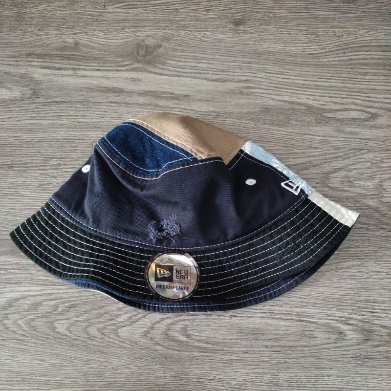Jual Topi New Era Bucket T01 Patchwork | Shopee Indonesia