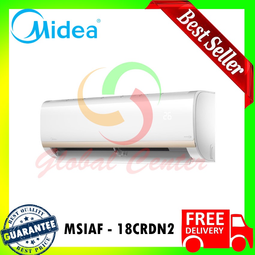 Jual Midea AC Split Inverter Ionizer 2PK MSIAF-18CRDN2 - GARANSI RESMI ...