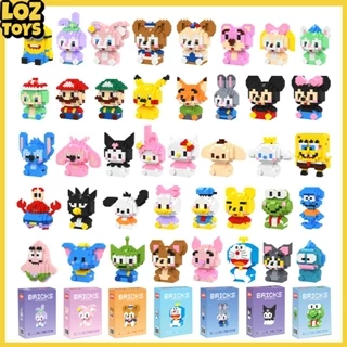 LOZTOYS DIY Kartun Mini Mainan Balok Susun Building Nano Block 3d Puzzle Mainan Blok Bricks Kecil