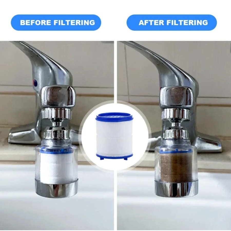 Jual Filter Kran AIr Saringan Kran Flexible Filter Wastafel Dapur FKP-1 ...