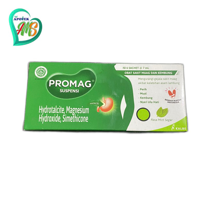 Jual PROMAG SUSPENSI BOX ( ISI 6 SACHET @7 ML) | Shopee Indonesia