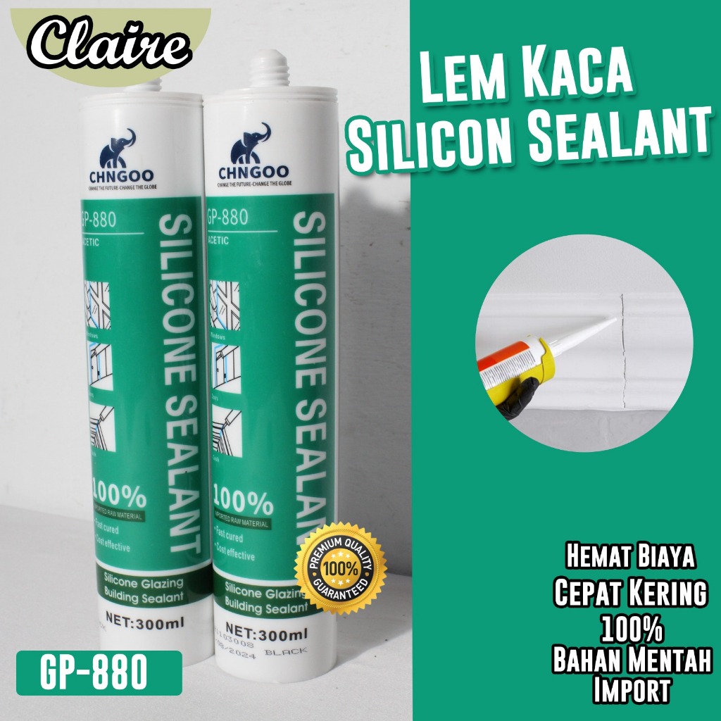 Jual Lem Kaca Silicone Sealant Uk 300ml Silicone Glazing Building