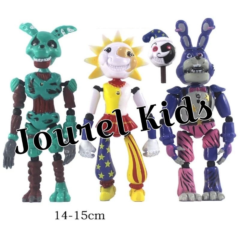 Jual FNAF Sundrop Action Figure Moveable Bonnie Bear Freddy Toy Gift