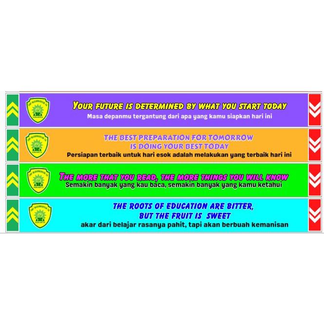 Jual HARGA 1 LEMBAR-Stiker/Sticker Tangga edukasi literasi Sekolah ...