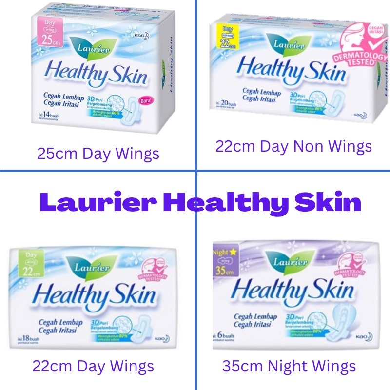 Jual Pembalut Laurier HEALTHY SKIN | Shopee Indonesia