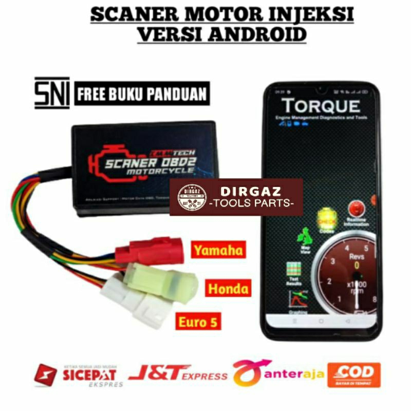 Jual Paling Murah!! SCANER OBD 2 MOTOR INJEKSI VERSI ANDROID | Shopee ...