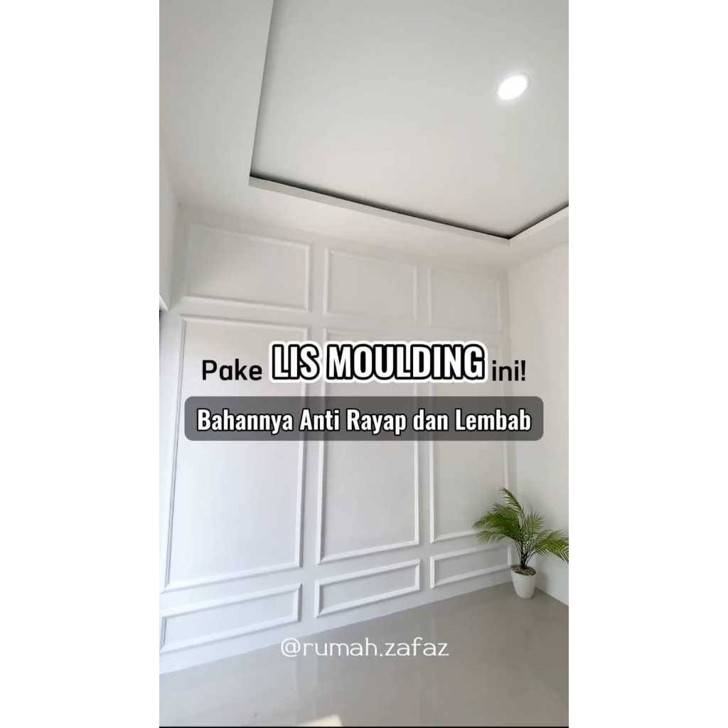 Jual Wall Moulding List Dinding Profile PVC Moulding Molding Anti Air