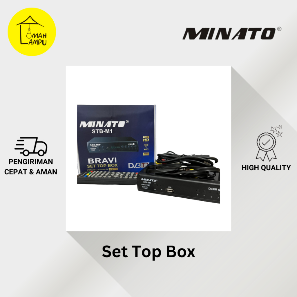 Jual Minato Set Top Box TVB-T2 | Shopee Indonesia