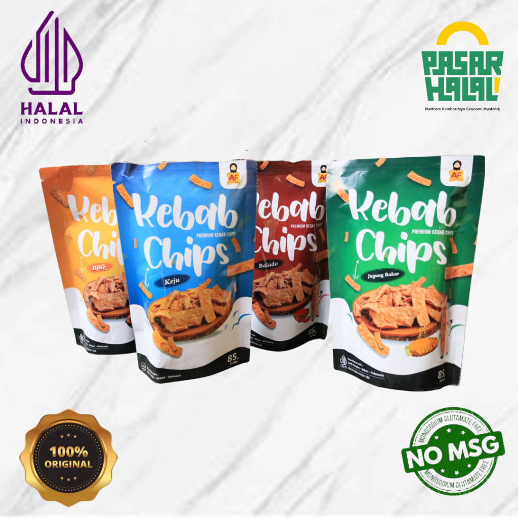 Jual Keripik Renyah Gurih Balado Asin Tortilla Kebab Chips Shopee