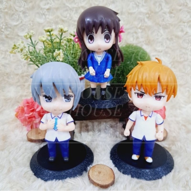 Jual Action Figure Fruits Basket Set 3in1 Cake Topper Anime Figurin ...