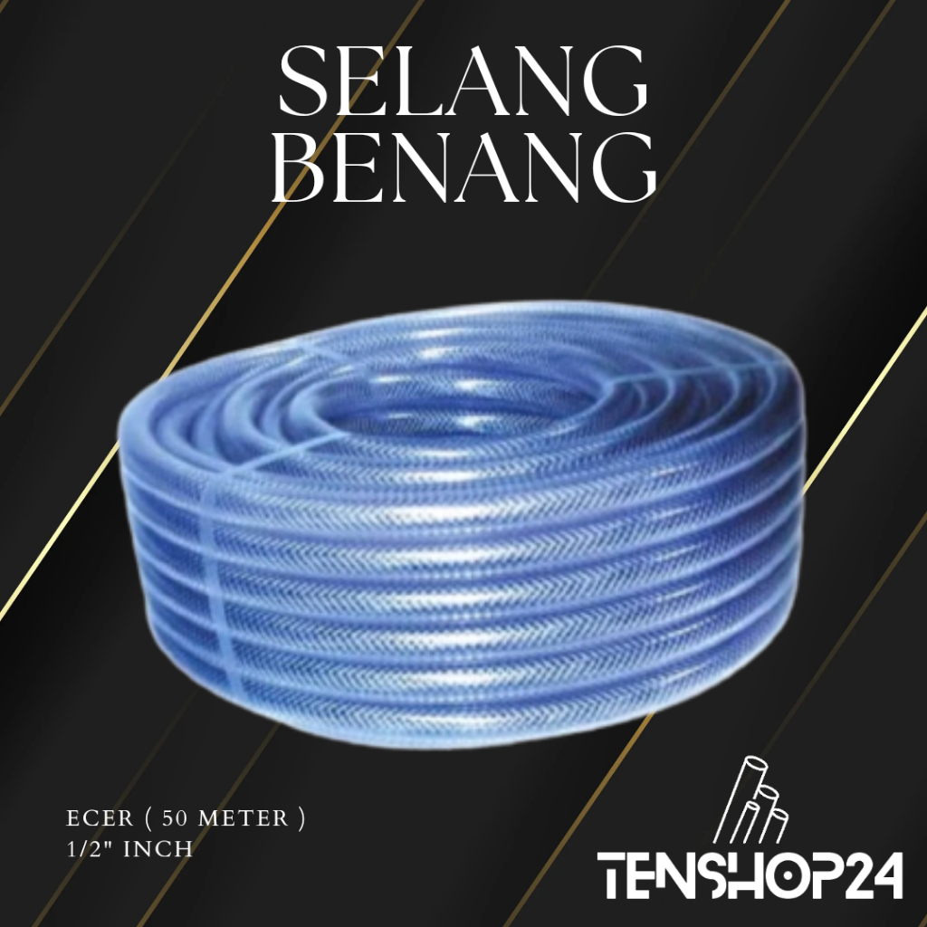 Jual Selang Benang 1/2" Inch 50 M Meter Roll Selang Air Taman | Shopee ...