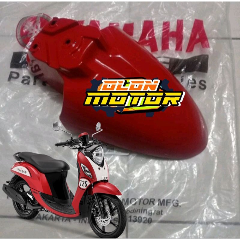 Jual Spakbor Depan Yamaha Fino Fi Ungu Original Ygp Kode Part Bj Shopee Indonesia