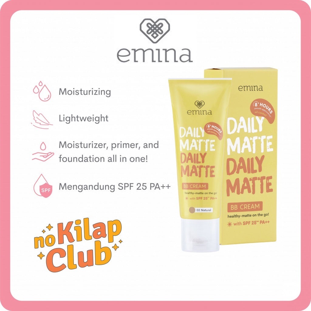 Jual Emina Daily Matte BB Cream 16gr Shopee Indonesia