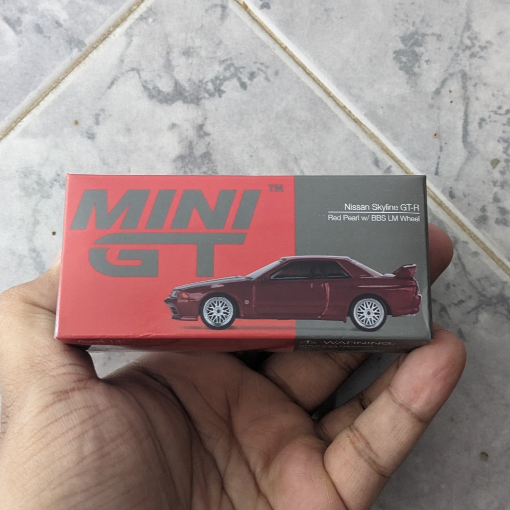 Jual Mini GT 295 Nissan Skyline GT-R R32 Red Pearl w/ BBS LM Wheel ...