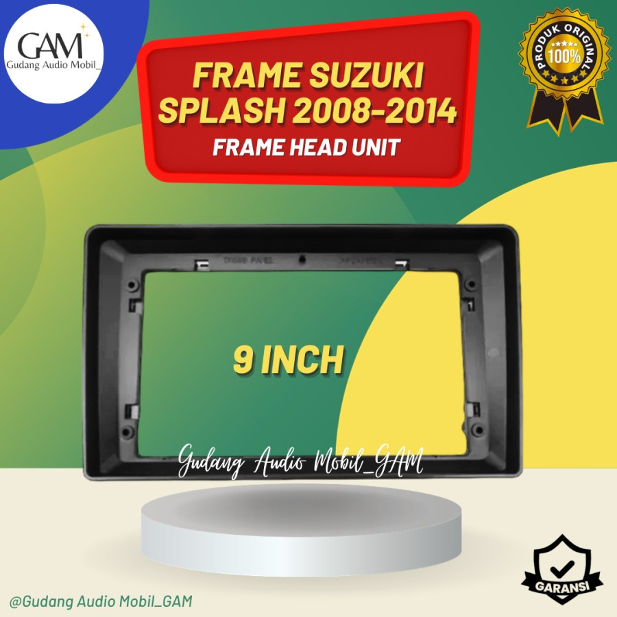 Jual FRAME HEAD UNIT SUZUKI SPLASH 2008 - 2014 9 INCH | Shopee Indonesia