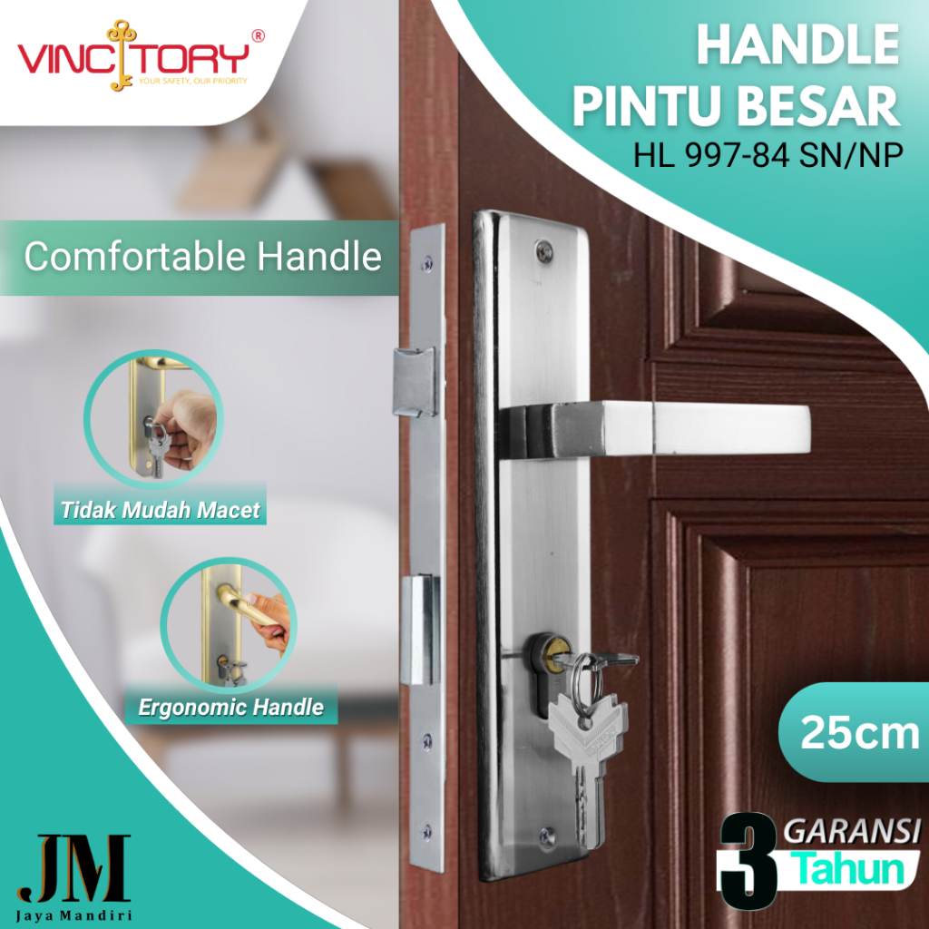 Jual Vincitory Kunci Pintu Rumah / Handle Plus Body Ukuran Besar | 718