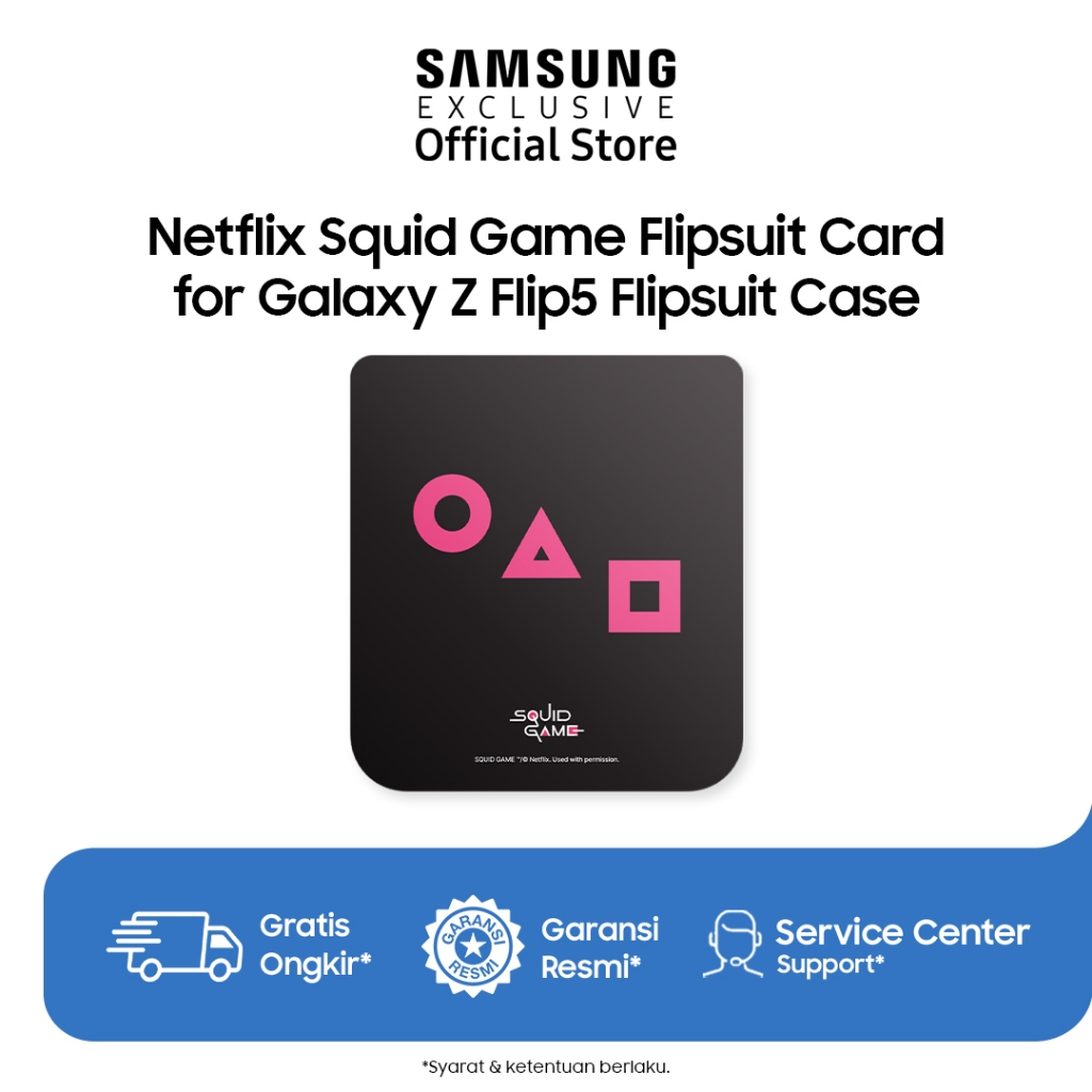 Jual Netflix Squid Game Flipsuit Card for Galaxy Z Flip5 Flipsuit Case