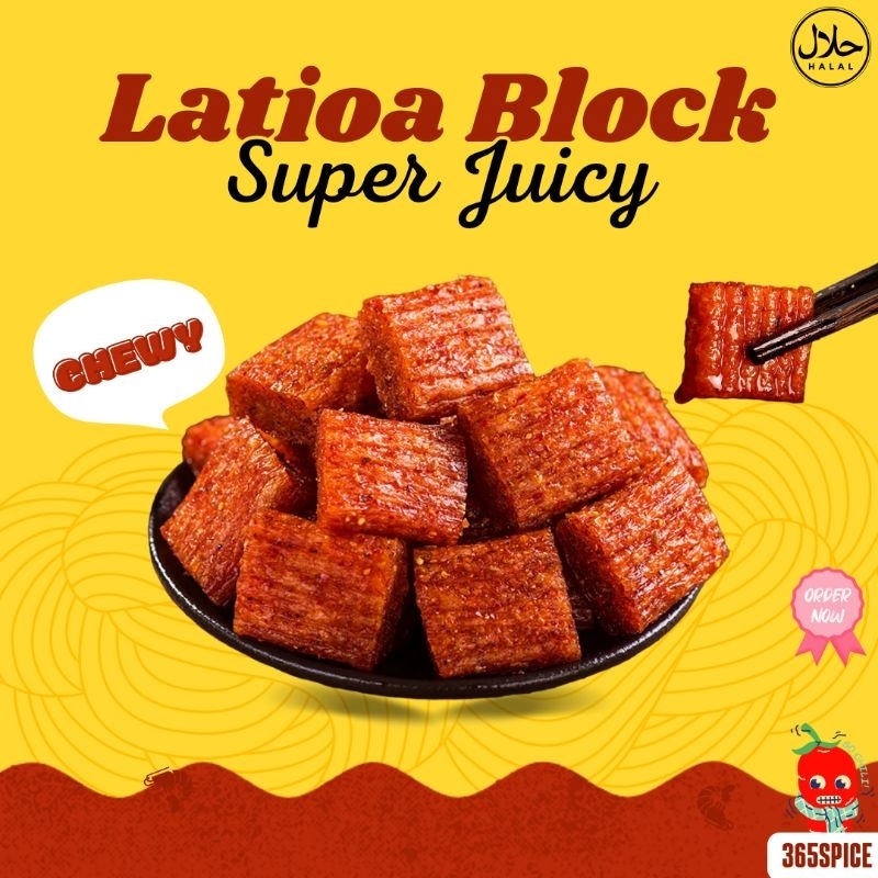 Jual [snack Halal] Latiao Block Mini Latiao Cemilan Pedes Snack