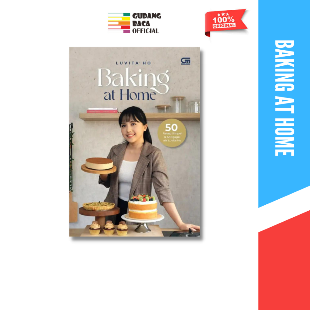 Jual Baking At Home: 50 Resep Simpel & Anti Gagal Ala Luvito Ho ...