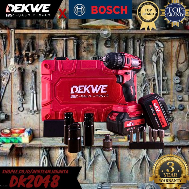 Jual Mesin Bor Impact Wrench Bosch X Dekwe Dk Impact Wrench Nm