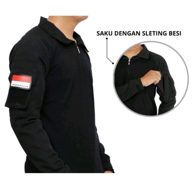 Jual Bdu Lengan Panjang Baju Lapangan Outdoor Kaos Tactical Shopee Indonesia 0581