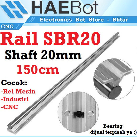 Jual Diskon Haebot Rail Sbr Sbr Cm M Rel Linear Shaft