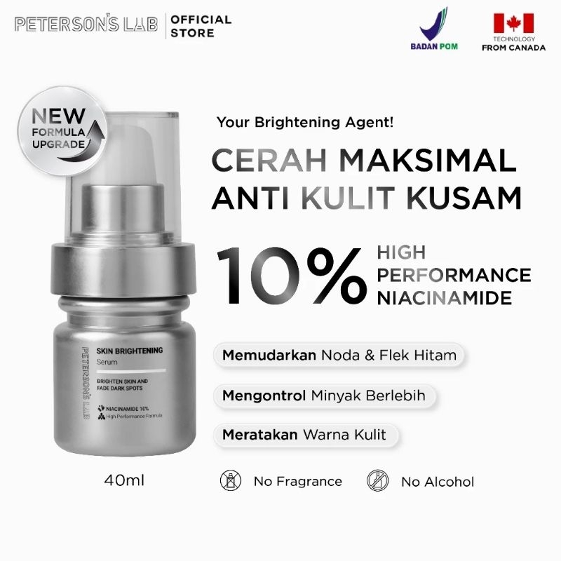 Jual Peterson's Lab 10 Niacinamide Skin Brightening Serum 40 ml
