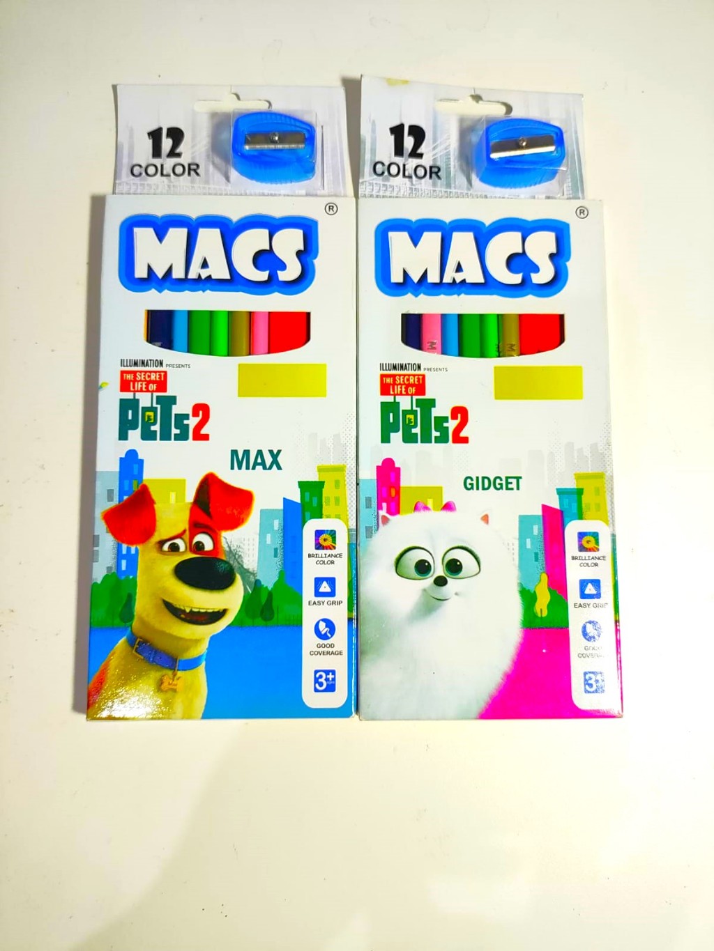 Jual Macs Pensil Warna The Secret Life Of Pets 2 - Gidget and Max (12 ...