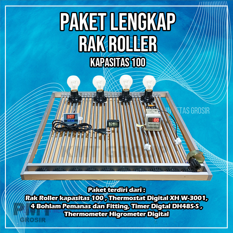 Jual Paket Lengkap Rak Roller Kap. 100 XH W3001 Full Otomatis Untuk ...
