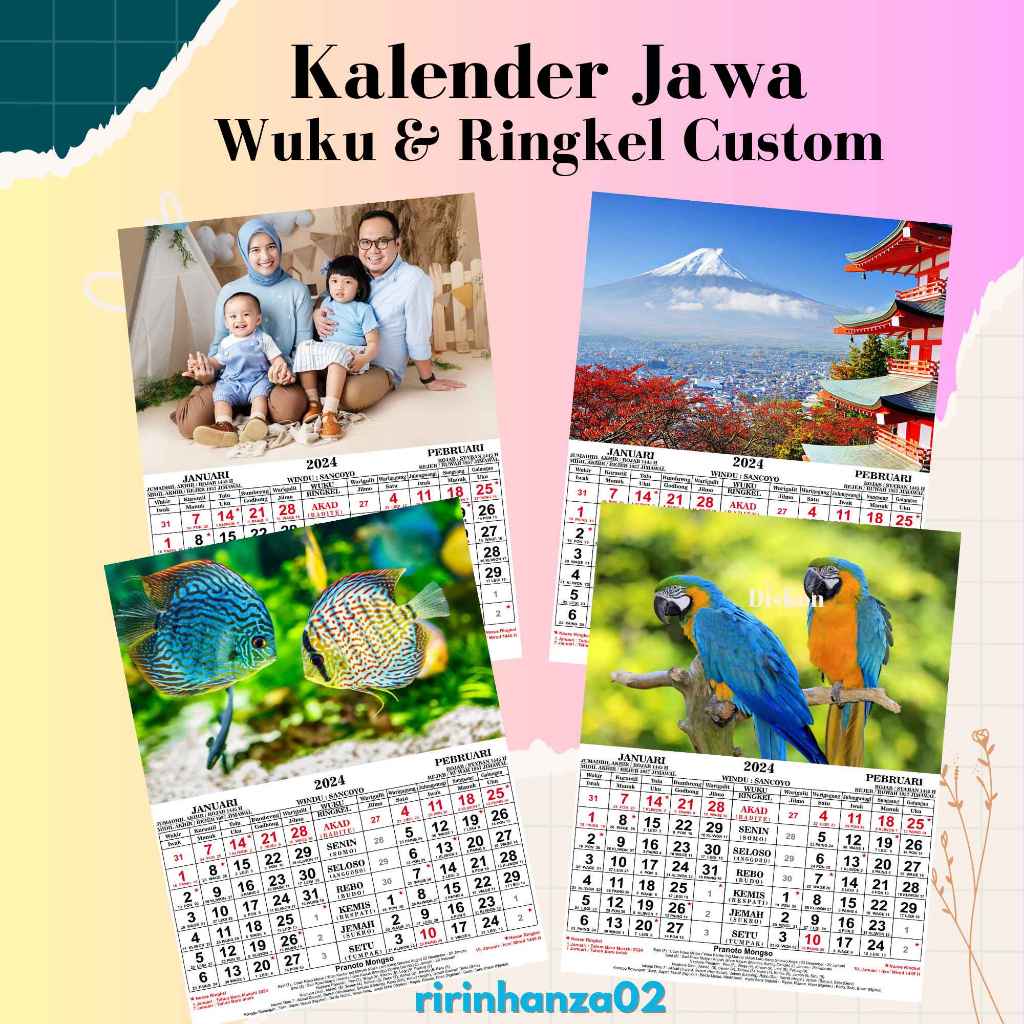 Jual kalender jawa 2025 lengkap wuku dan ringkel jawa Shopee Indonesia