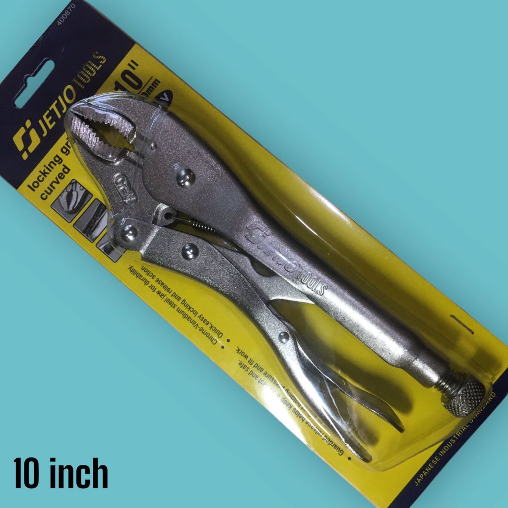 Jual Vise grip atau Tang Buaya Curve Jetjo 10 inch (250 mm) | Shopee