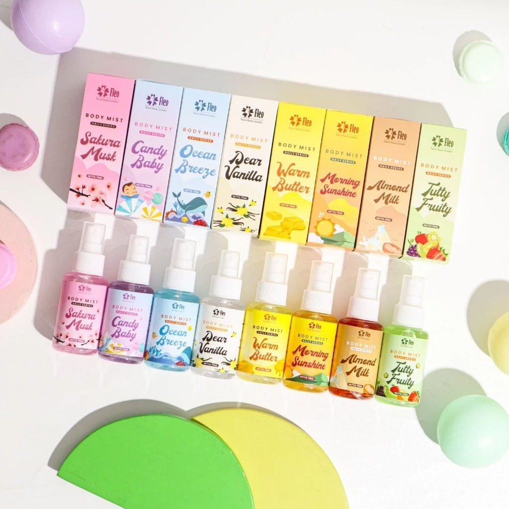 Parfum Badan By Fleo / Fleo Parfum Body Mist 75ml BPOM Wangi Tahan 24 Jam | AutoStock