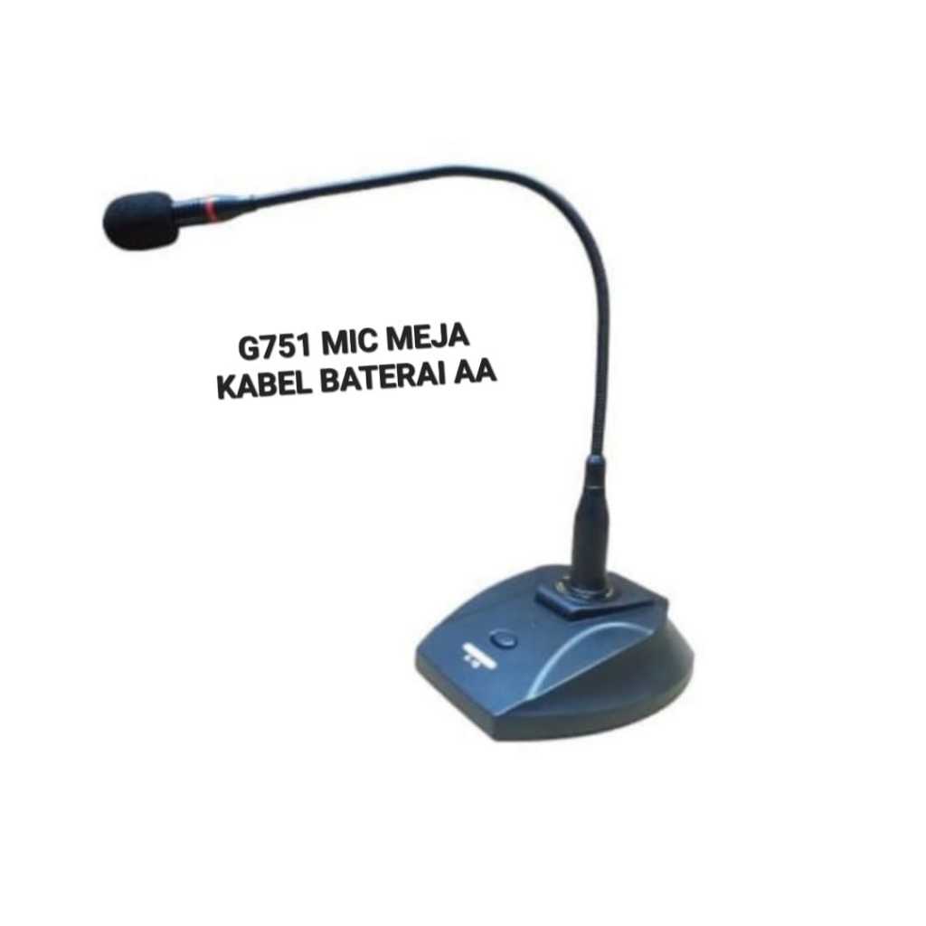 Jual G751 MIKROFON MIC MEJA TABLE CONDENSOR METING MIK MIKROPON ...