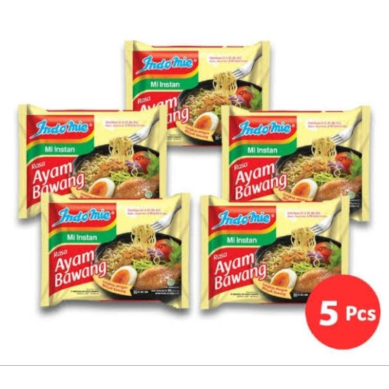 Jual Paket 5 Pcs 5 Packs 5 Bungkus Indomie Mi Goreng Mie Goreng Mie ...