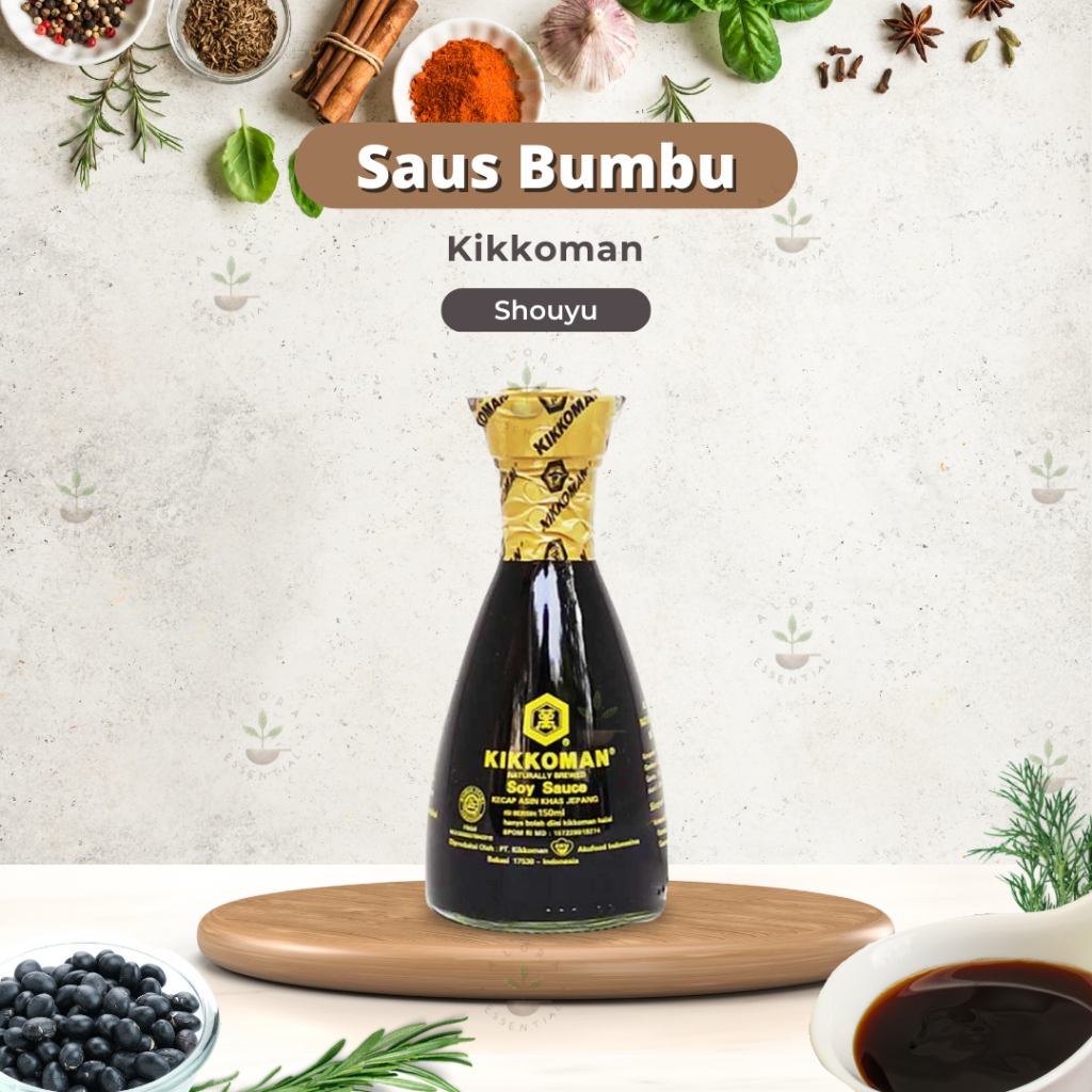 Jual Kikkoman All Purpose Soy Sauce Dispenser Shoyu 150ml Kecap HALAL